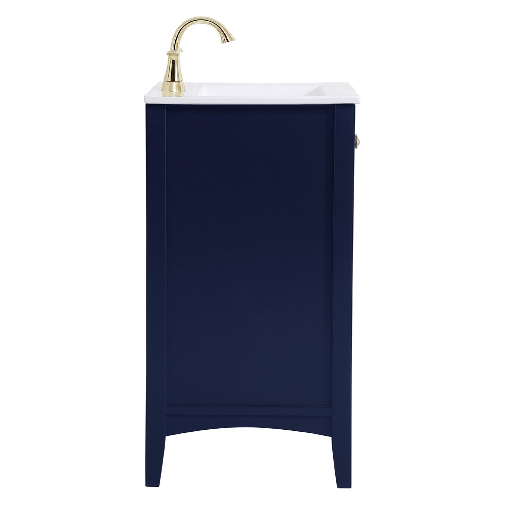 Elegant Mod 24" Free Standing Single Bathroom Vanity Set - Blue (VF-2003BL)