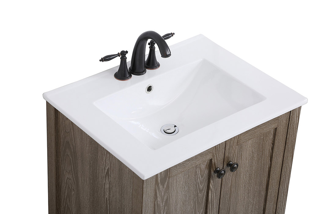 Elegant Mod 24" Free Standing Single Bathroom Vanity Set - Wooden (VF-2004)