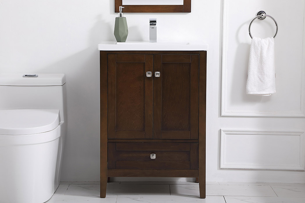 Elegant - Aqua 24" Free Standing Single Bathroom Vanity Set (VF-2005)