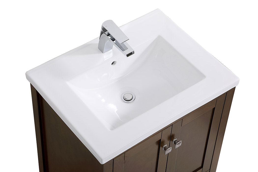 Elegant - Aqua 24" Free Standing Single Bathroom Vanity Set (VF-2005)