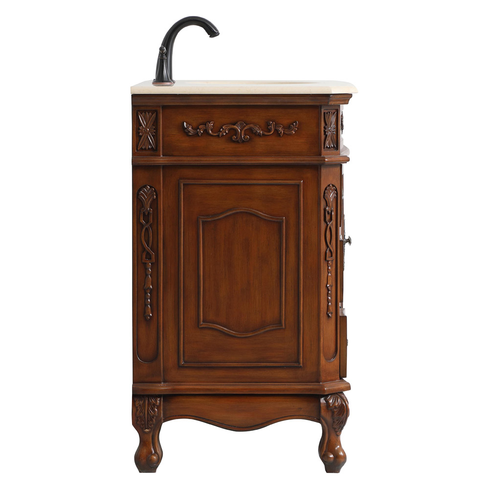 Elegant Danville Wide Vanity Set - Teak, L 42" (VF10142TK)