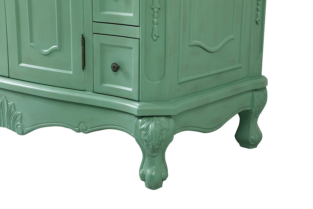 Elegant Danville Wide Vanity Set - Vintage Mint, L 42" (VF10142VM)