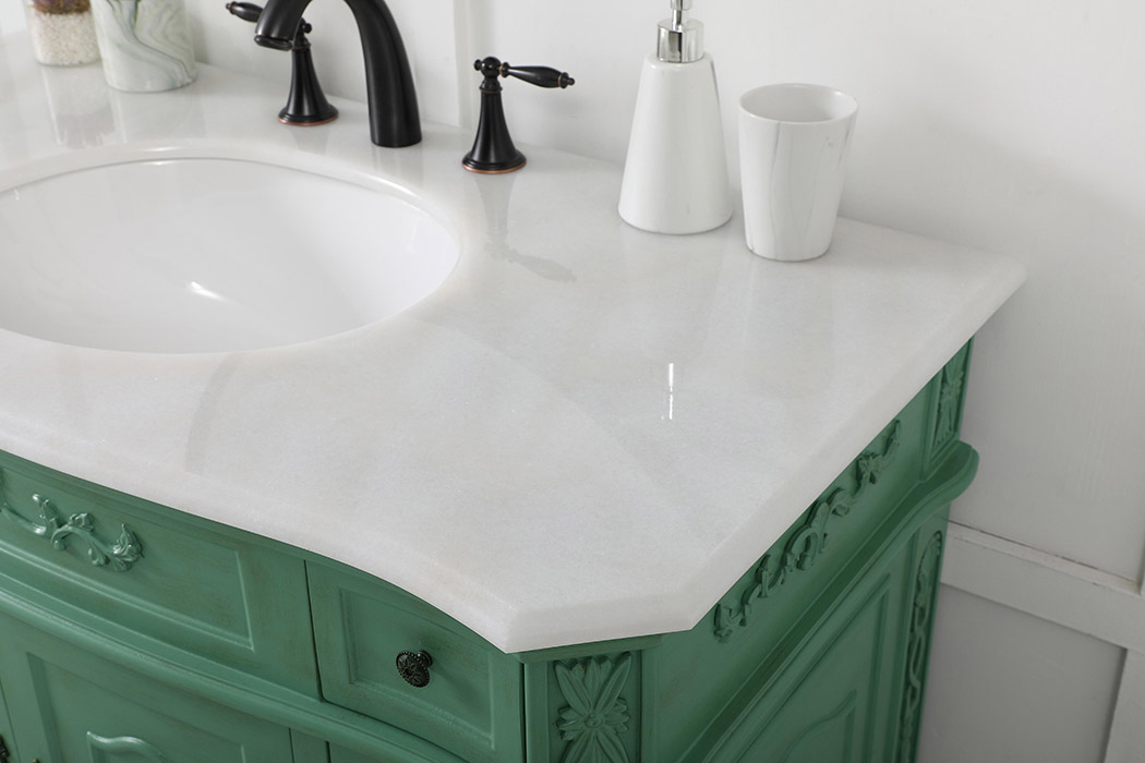Elegant Danville Wide Vanity Set - Vintage Mint, L 42" (VF10142VM)