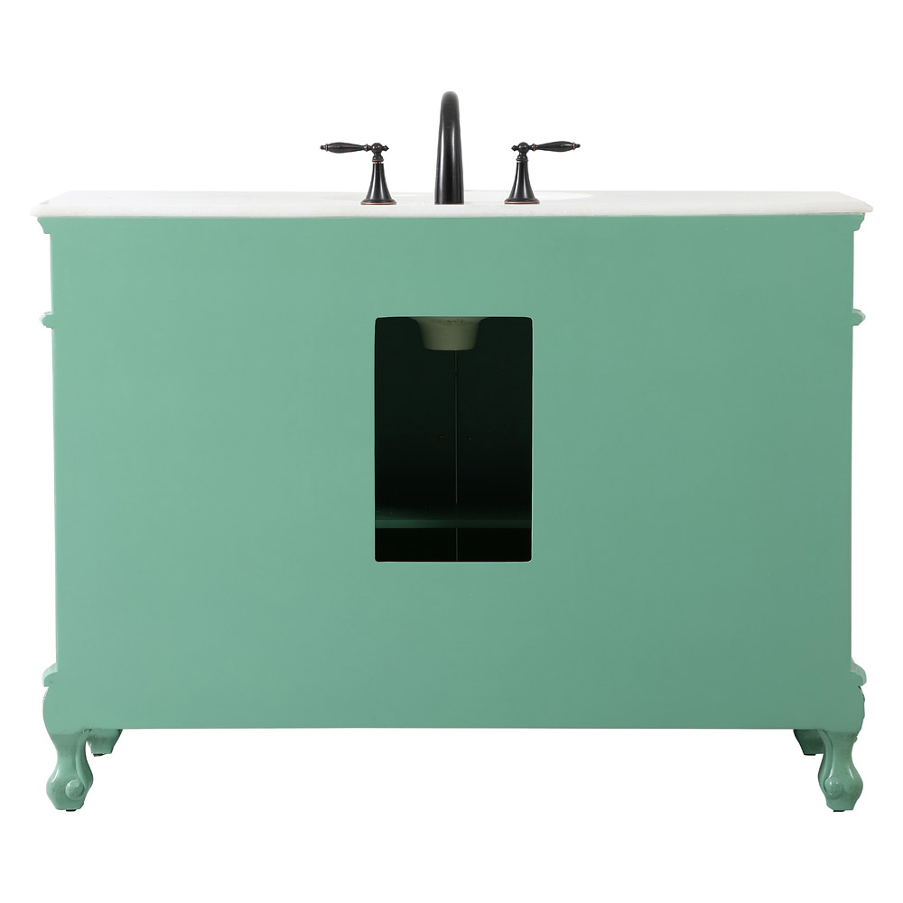 Elegant Danville Wide Vanity Set - Vintage Mint, L 48" (VF10148VM)