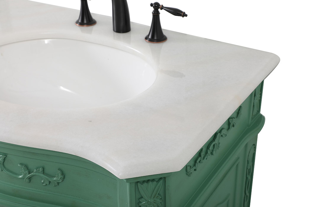 Elegant Danville Double Vanity Sink Set - Vintage Mint (VF10172DVM)
