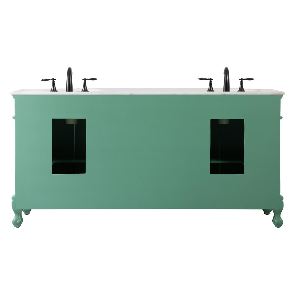 Elegant Danville Double Vanity Sink Set - Vintage Mint (VF10172DVM)