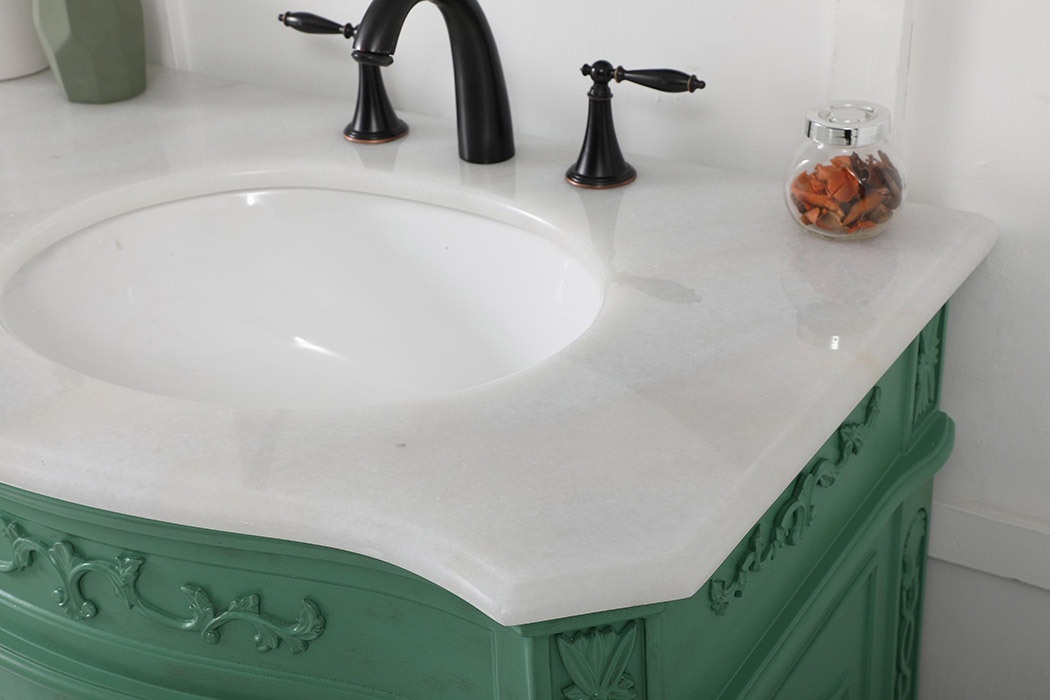 Elegant Danville Double Vanity Sink Set - Vintage Mint (VF10172DVM)