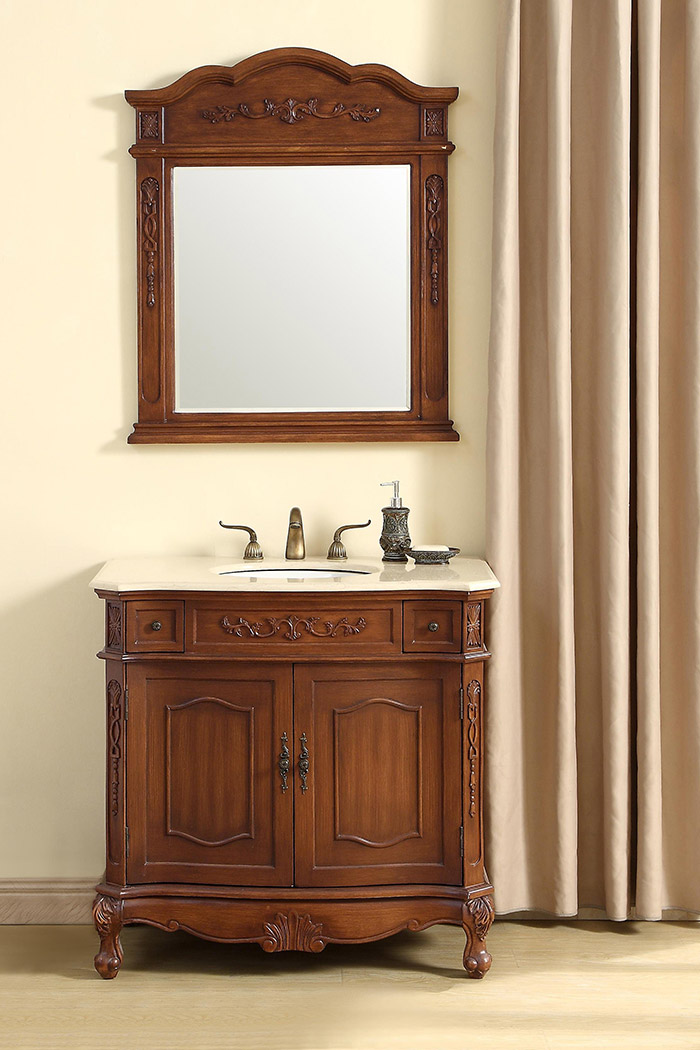 Elegant - Danville 36" Wide Single Bathroom Vanity Set (VF10536BR)