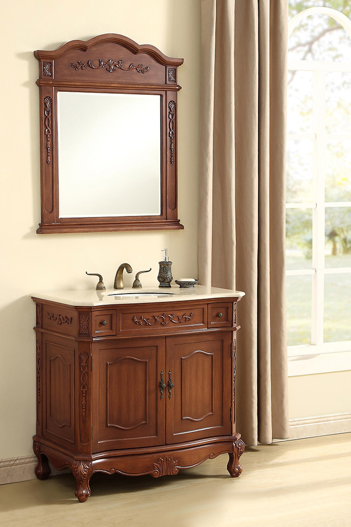 Elegant - Danville 36" Wide Single Bathroom Vanity Set (VF10536BR)