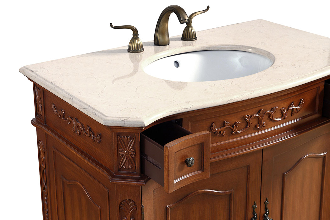 Elegant - Danville 36" Wide Single Bathroom Vanity Set (VF10536BR)