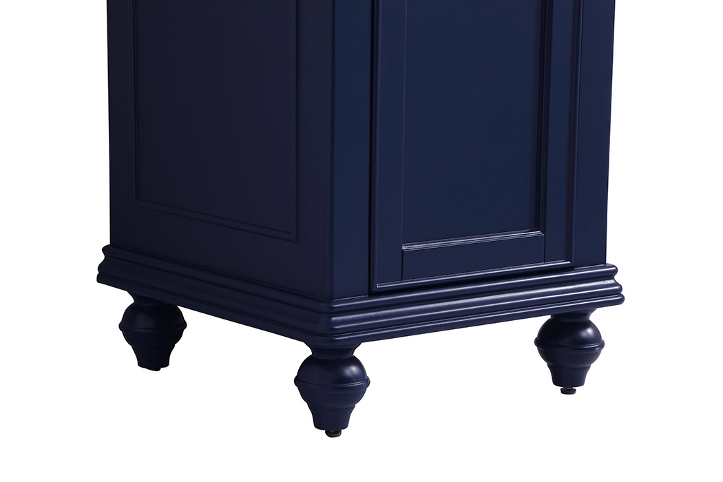 Elegant Otto 19" Single Bathroom Vanity Set - Blue (VF12319BL)