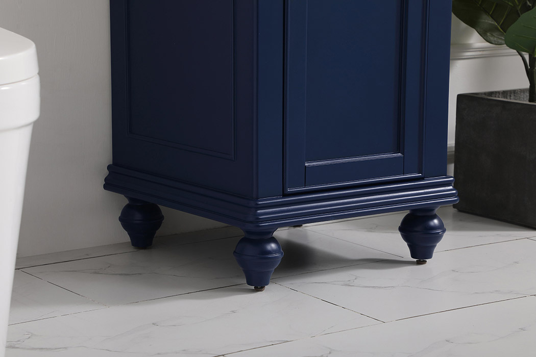 Elegant Otto 19" Single Bathroom Vanity Set - Blue (VF12319BL)