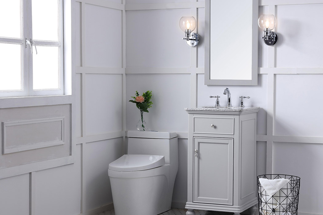 Elegant Otto 19" Single Bathroom Vanity Set - Gray (VF12319GR)