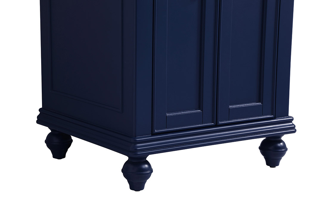 Elegant Otto 24" Single Bathroom Vanity Set - Blue (VF12324BL)