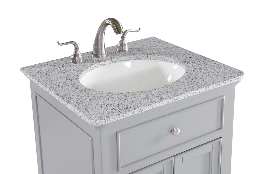 Elegant Otto 24" Single Bathroom Vanity Set - Gray (VF12324GR)