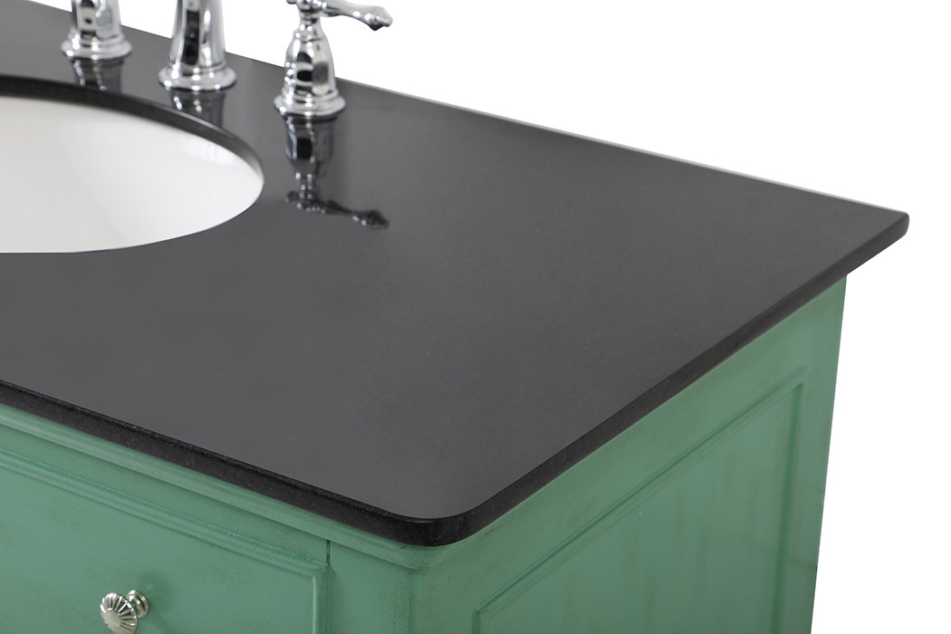 Elegant Otto Single Bathroom Vanity Set - Vintage Mint, L 42" (VF12342VM)