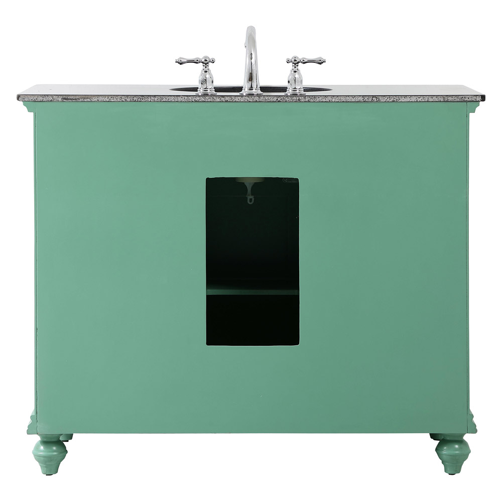 Elegant Otto Single Bathroom Vanity Set - Vintage Mint, L 42" (VF12342VM)