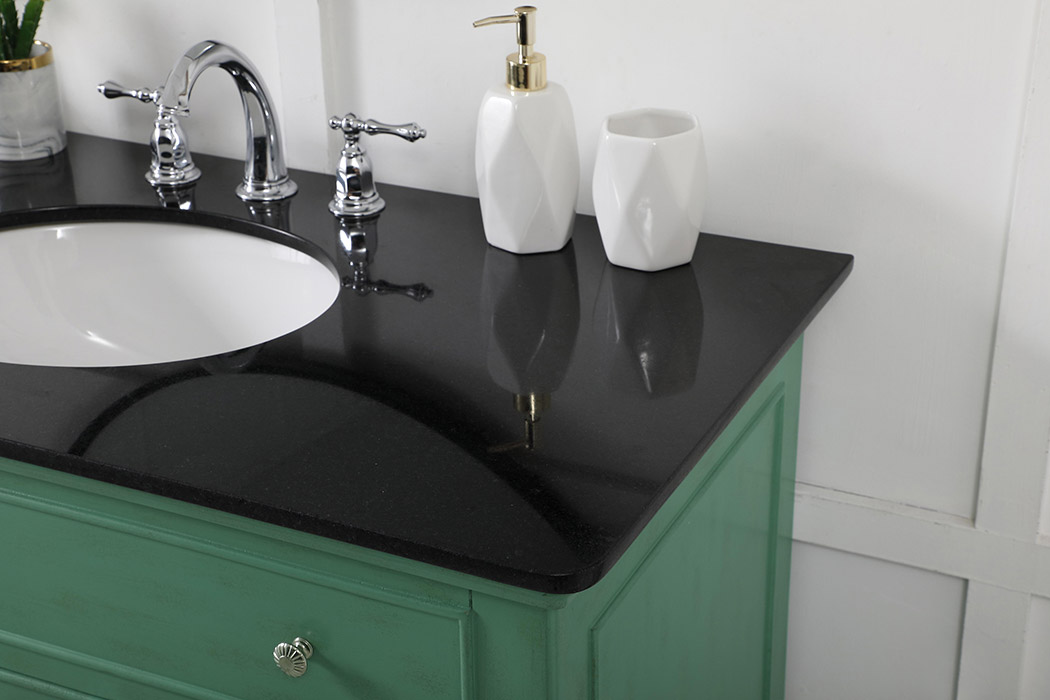 Elegant Otto Single Bathroom Vanity Set - Vintage Mint, L 42" (VF12342VM)