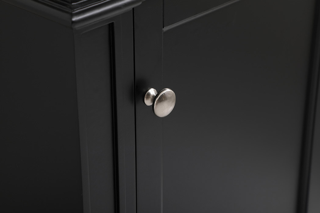 Elegant Single Bathroom Vanity Set - Black, L 21" (VF12521BK)