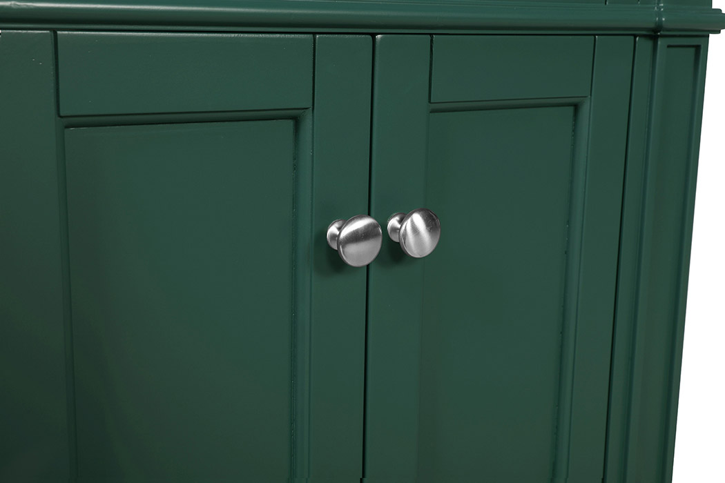 Elegant Single Bathroom Vanity Set - Green, L 24" (VF12524GN)
