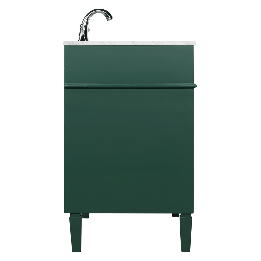 Elegant Single Bathroom Vanity Set - Green, L 30" (VF12530GN)