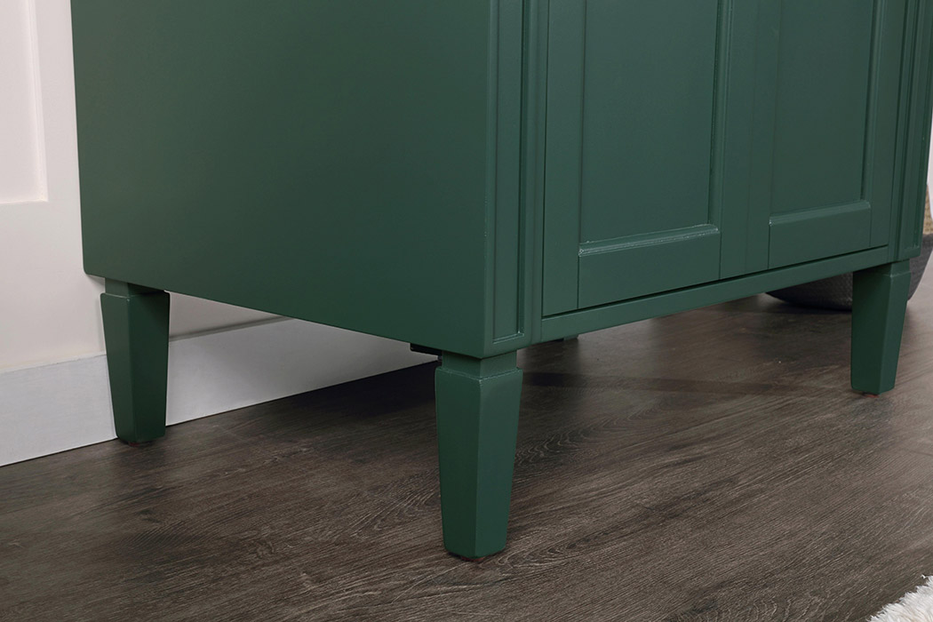 Elegant Single Bathroom Vanity Set - Green, L 30" (VF12530GN)