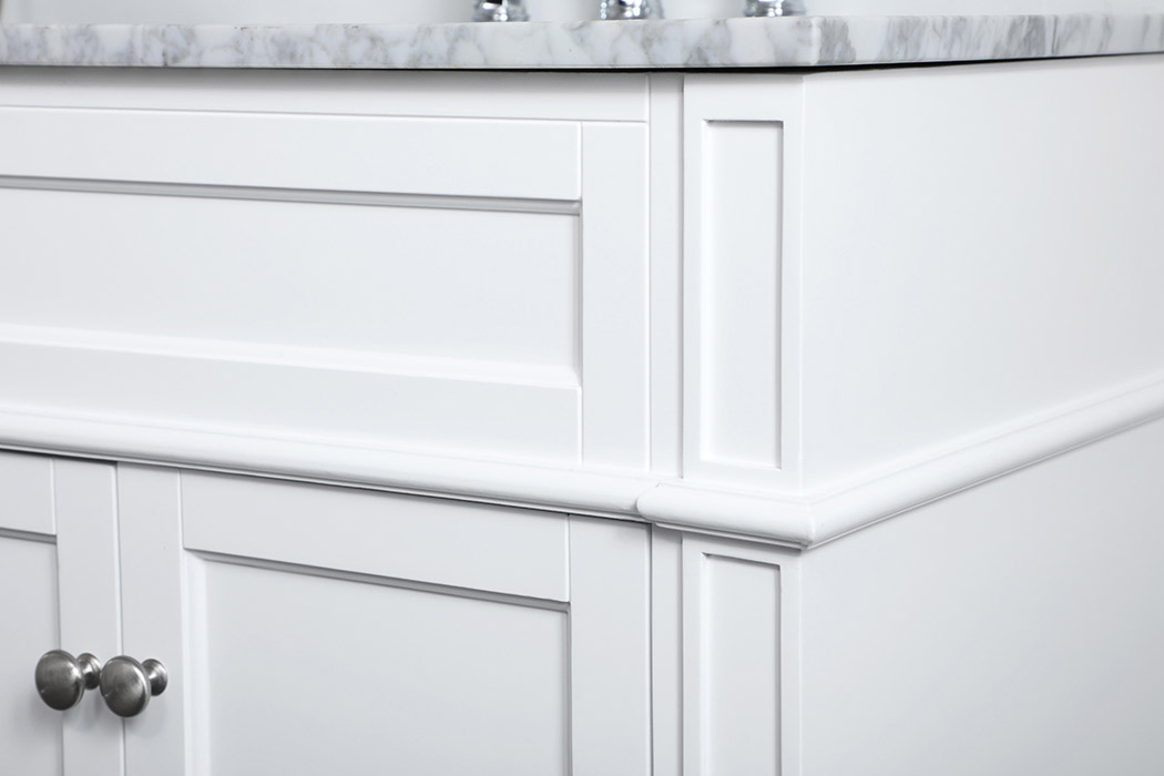 Elegant Single Bathroom Vanity Set - White, L 30" (VF12530WH)