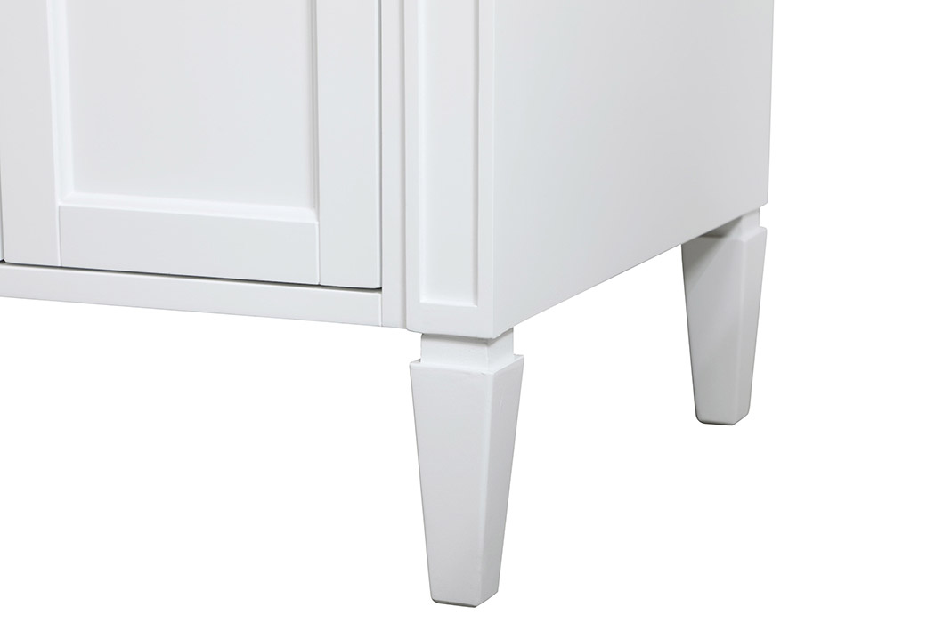 Elegant Single Bathroom Vanity Set - White, L 36" (VF12536WH)