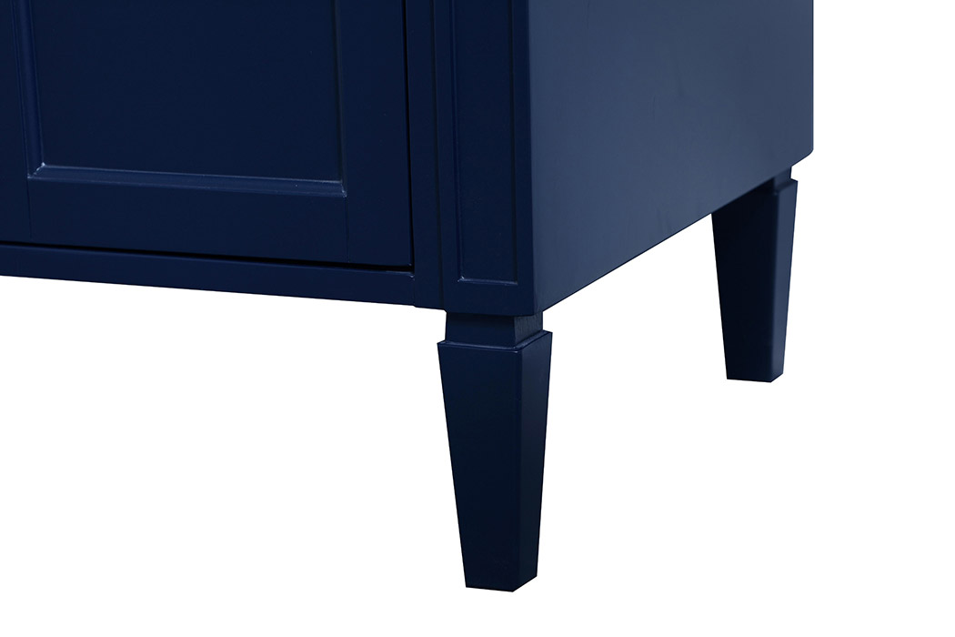 Elegant Single Bathroom Vanity Set - Blue, L 40" (VF12540BL)