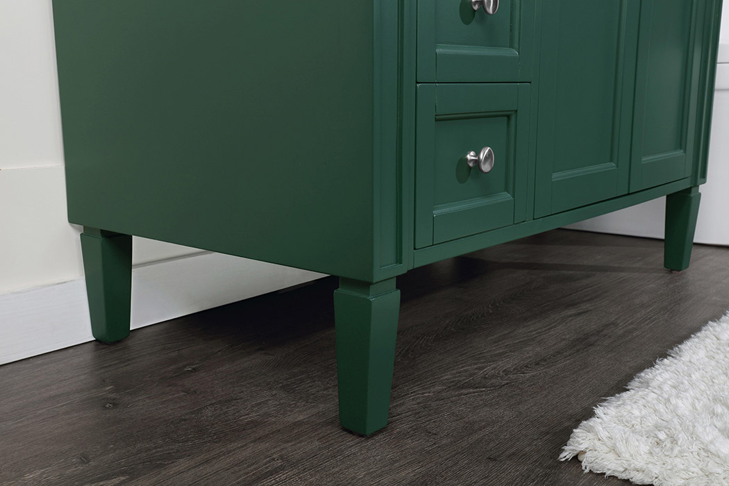 Elegant Single Bathroom Vanity Set - Green, L 40" (VF12540GN)