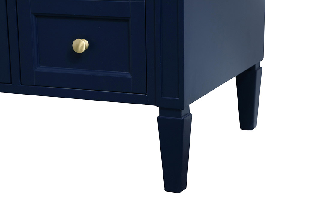Elegant 42" Single Bathroom Vanity Set - Blue (VF12542BL)