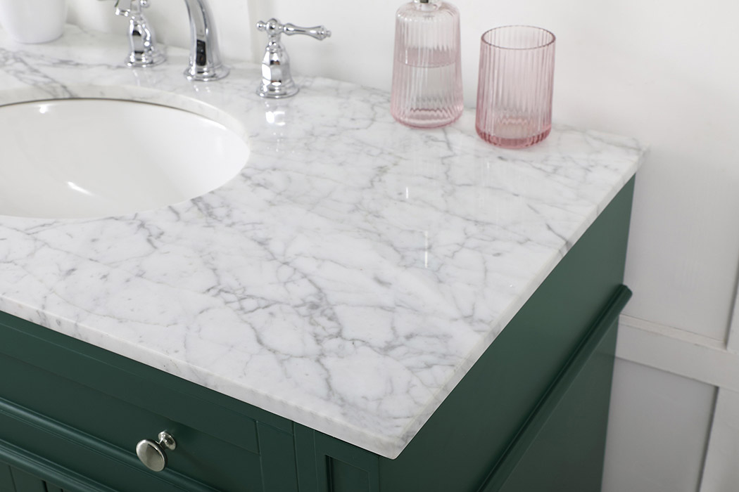 Elegant 42" Single Bathroom Vanity Set - Green (VF12542GN)