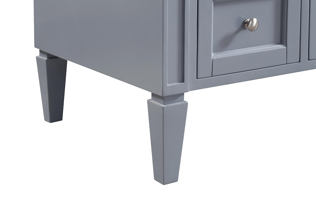 Elegant 60" Single Bathroom Vanity Set - Gray (VF12548GR)