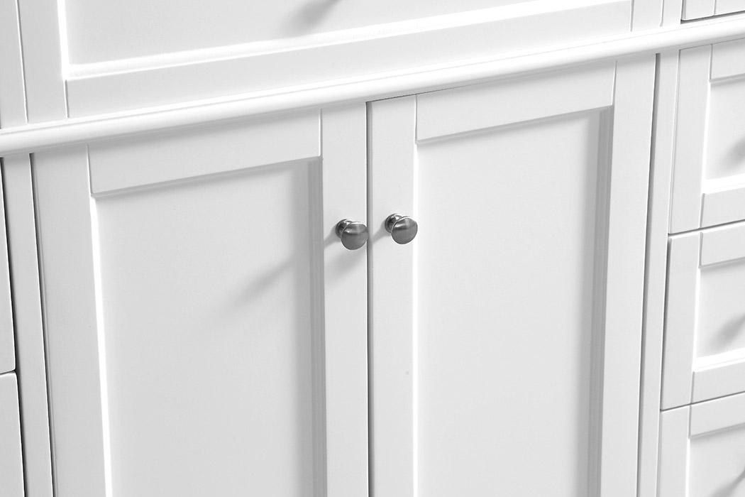 Elegant 60" Single Bathroom Vanity Set - White (VF12548WH)