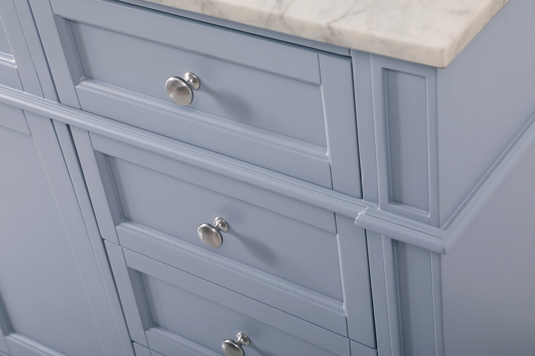 Elegant 60" Single Bathroom Vanity Set - Gray (VF12560GR)
