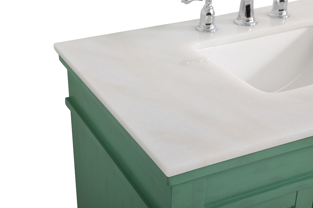 Elegant Bathroom Vanity - Vintage Mint (VF13036VM)
