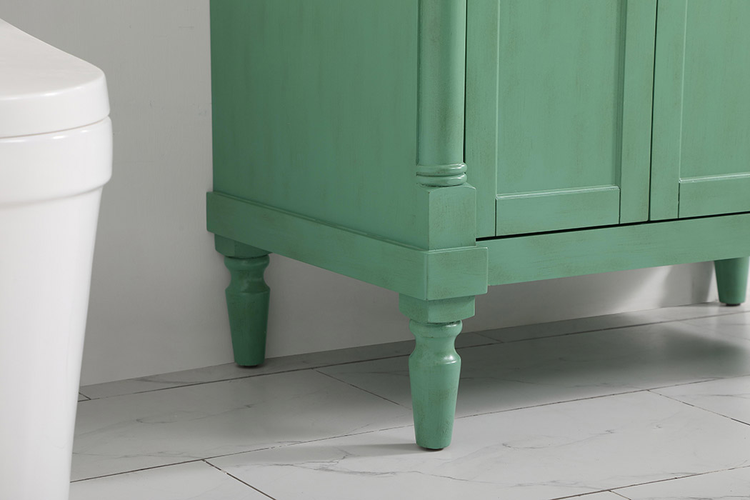 Elegant Bathroom Vanity - Vintage Mint (VF13036VM)
