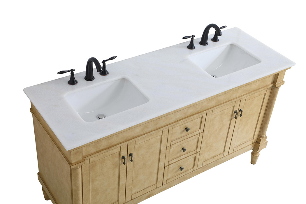 Elegant Bathroom Vanity - Antique Beige (VF13060DAB)