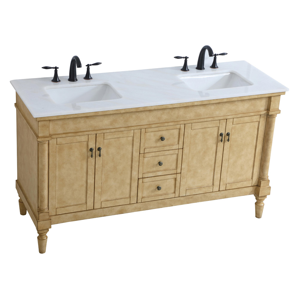 Elegant Bathroom Vanity - Antique Beige (VF13060DAB)