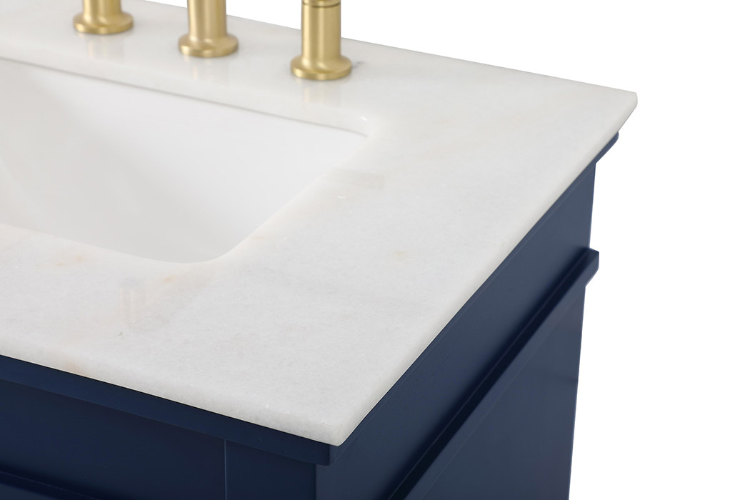Elegant Bathroom Vanity - Blue (VF13060DBL)