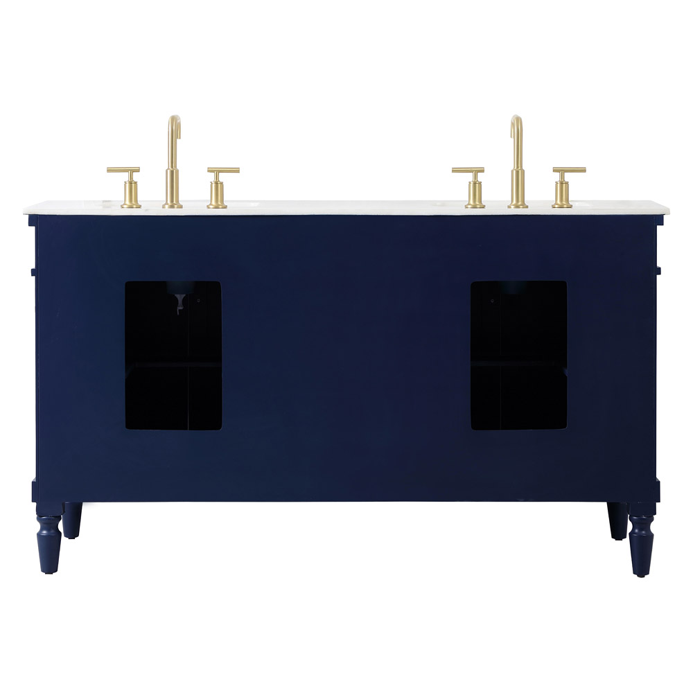 Elegant Bathroom Vanity - Blue (VF13060DBL)