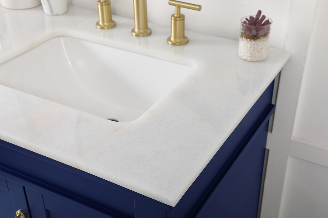 Elegant Bathroom Vanity - Blue (VF13060DBL)