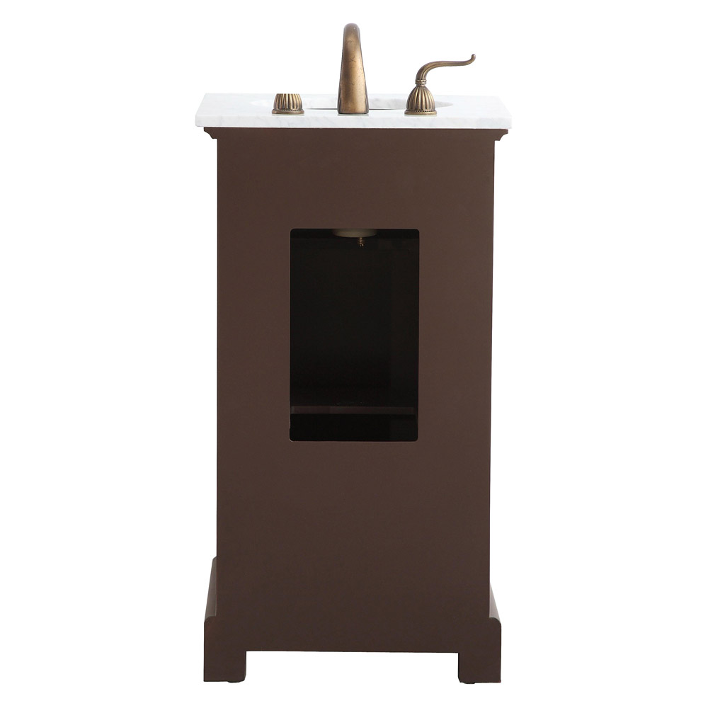 Elegant Bathroom Vanity - Teak (VF15019TK)