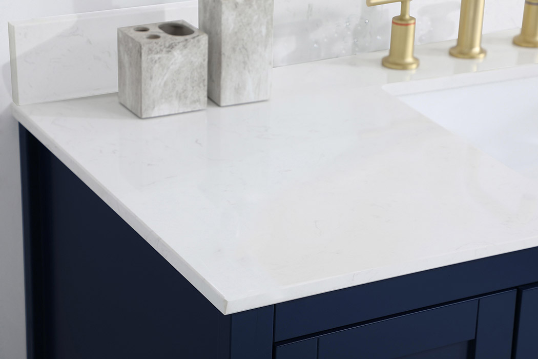 Elegant Bathroom Vanity - Blue (VF16048BL-BS)
