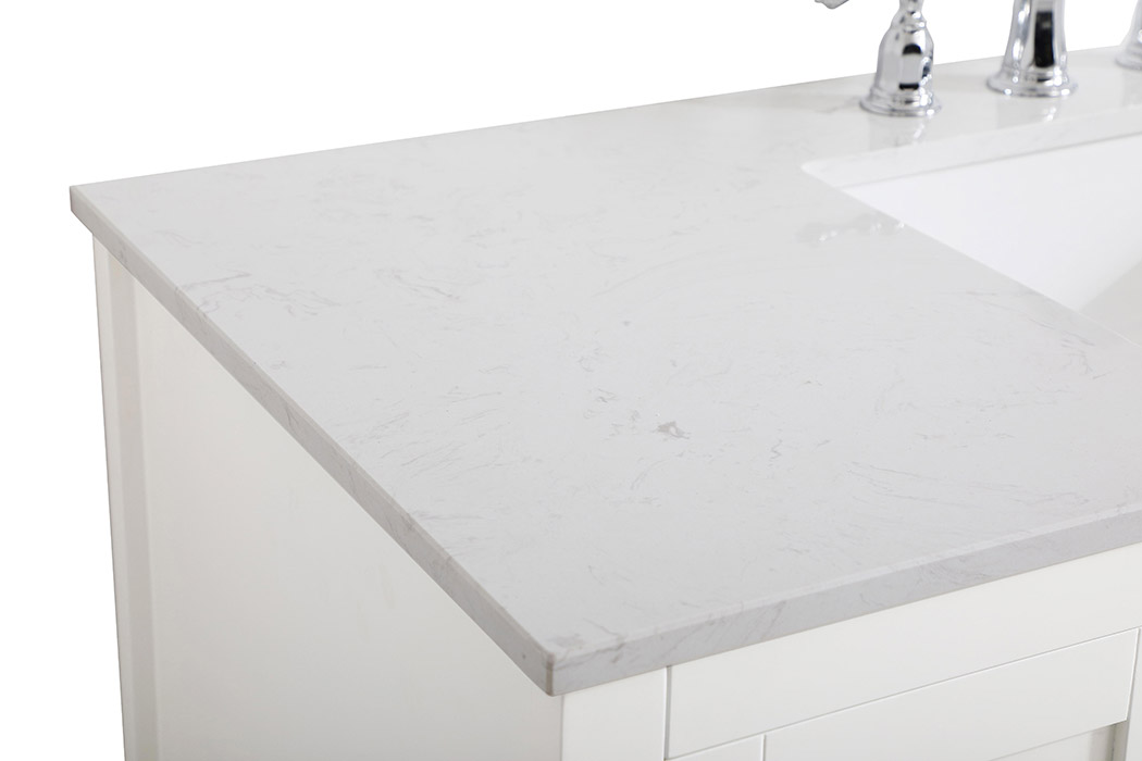Elegant Bathroom Vanity - White (VF16048WH)