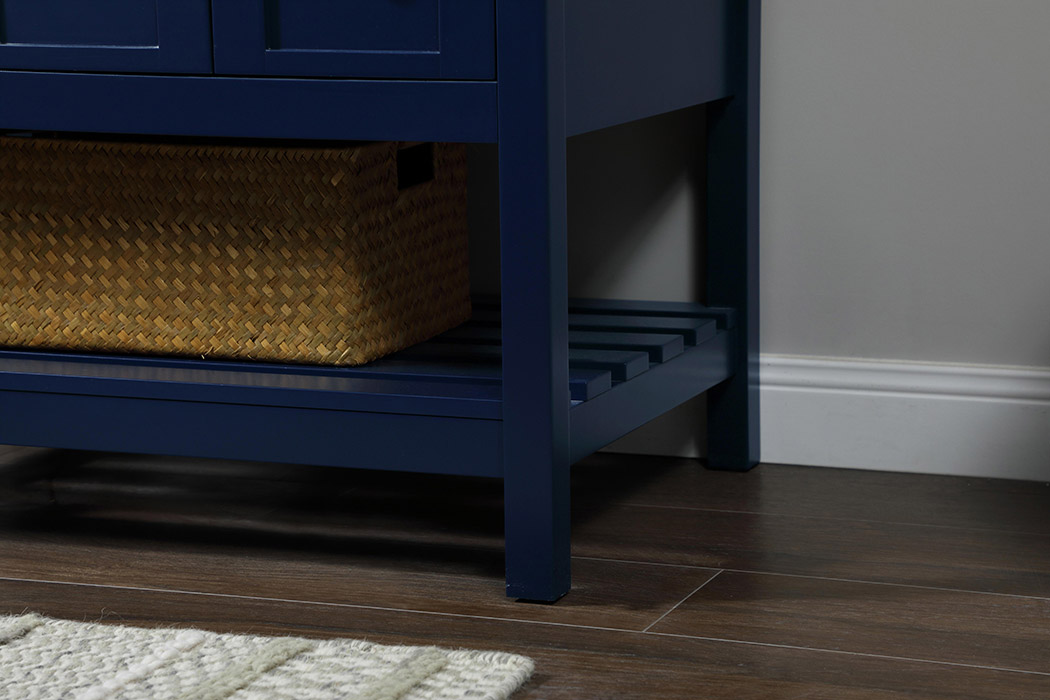 Elegant Bathroom Vanity - Blue (VF16432BL)
