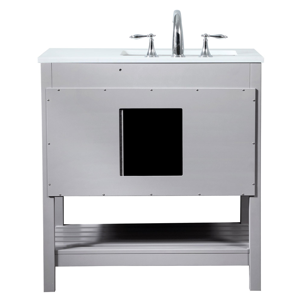 Elegant Bathroom Vanity - Gray (VF16432GR)