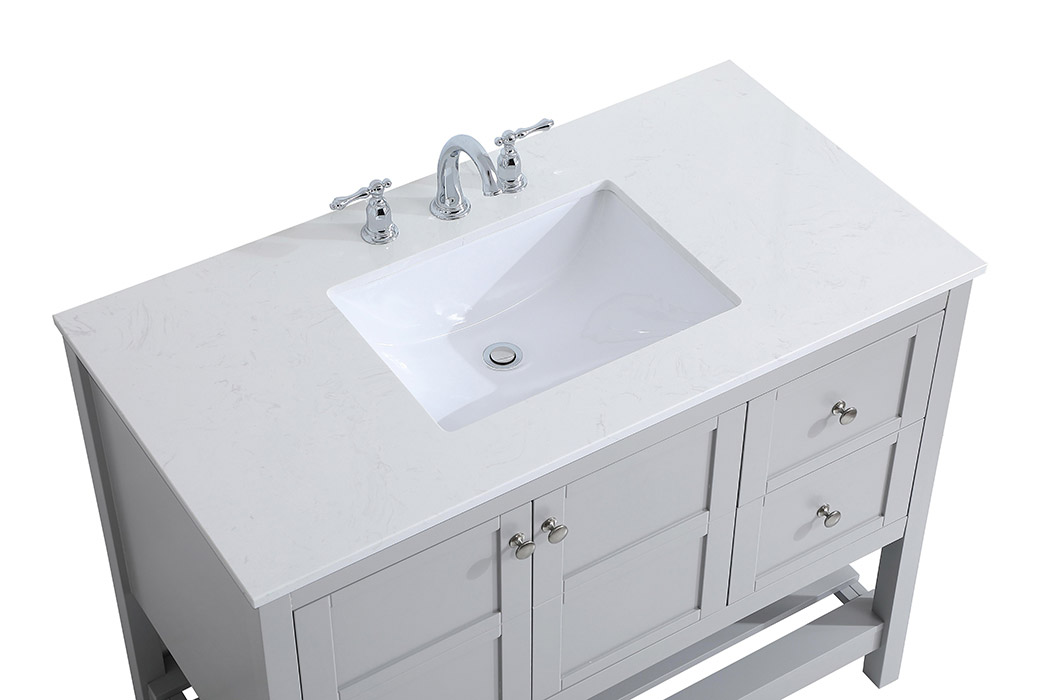Elegant Bathroom Vanity - Gray (VF16442GR)