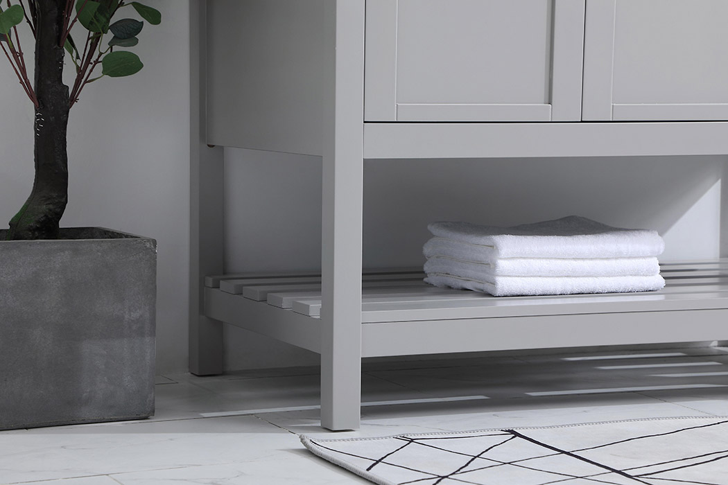 Elegant Bathroom Vanity - Gray (VF16442GR)
