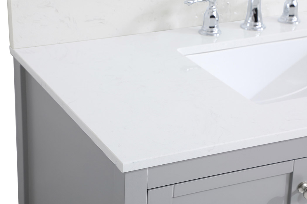 Elegant Bathroom Vanity - Gray (VF16442GR-BS)